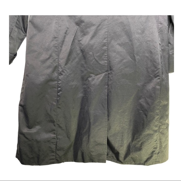 Kenneth Cole Black Sateen Trench - Picture 8 of 15